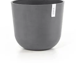 Ecopots kunststof bloempot oslo 35x30.5 cm grijs