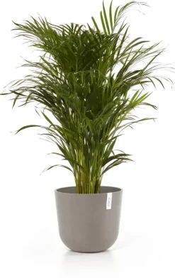 Ecopots kunststof bloempot oslo 35x30.5 cm taupe