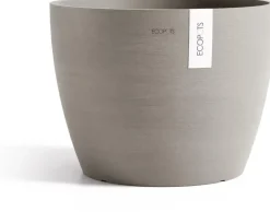 Ecopots kunststof bloempot stockholm 45x34 cm taupe
