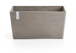Ecopots kunststof plantenbak paris 60x26.2x40.5cm taupe