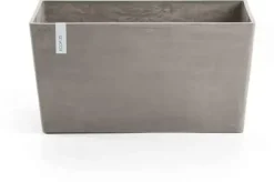 Ecopots kunststof plantenbak paris 60x26.2x40.5cm taupe