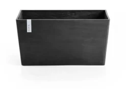 Ecopots kunststof plantenbak paris 100x46.4x51cm donkergrijs