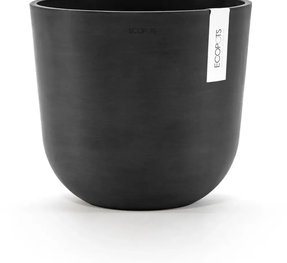 Ecopots Oslo Donkergrijs Ø25cm x H21,8 cm