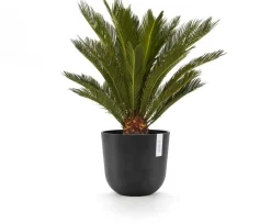 Ecopots Oslo Donkergrijs Ø25cm x H21,8 cm