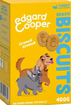 Edgard & Cooper Adult biscuit turkey & chicken 400g