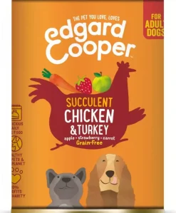 Edgard & Cooper blik kip & kalkoen 400g