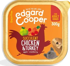 Edgard & Cooper kuipje kip & kalkoen 300g