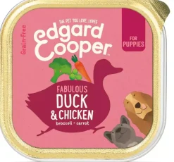 Edgard & Cooper kuipje wild & eend 150g - voor puppy's