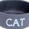 Eetbak steen kat d12cm mat grijs
