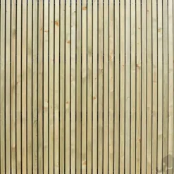 Elephant Plankenscherm Vuren Zachthout – Stripes Black – 179 x 179 x 4,5 cm