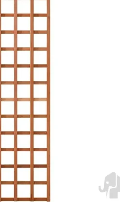 Elephant rechte trellis duurzaam hardhout fsc 550x1800mm met rechte latten rvs geschroefd