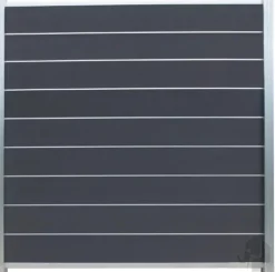Elephant schutting composiet rock grey 2x200x180 cm grijs