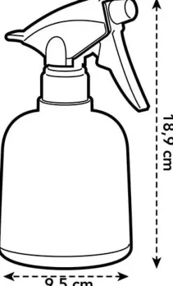 Elho B.for soft sprayer 0,6 liter Antraciet