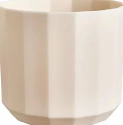 elho bloempot facet rond d14 h13cm Amandelroze