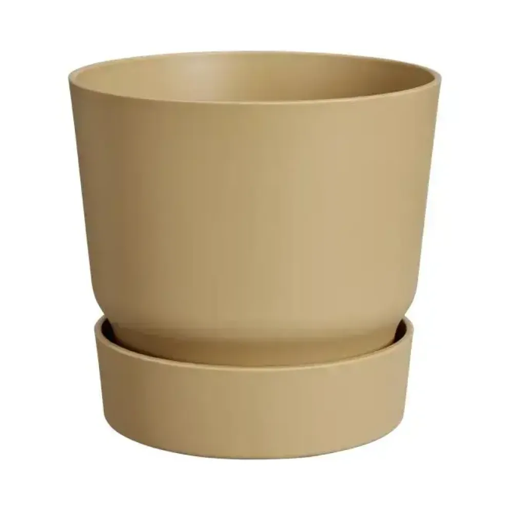 Elho bloempot Greenville 14x13cm goudkleurig zand