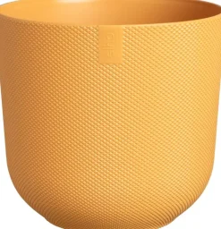 Elho bloempot Jazz rond 14x13cm amber geel