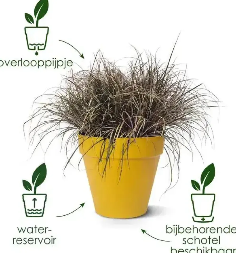Elho bloempot Loft Urban Rond Wielen 40 cm Lavendel Lila