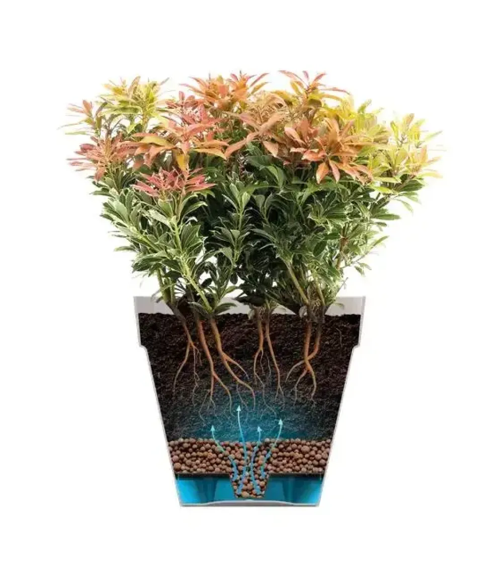 Elho bloempot Loft Urban rond 25cm lavendel lila