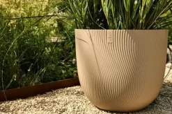 Elho bloempot Sereh 40cm paddenstoel beige