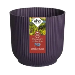 Elho bloempot The WInery Collection 22cm Donkerpaars