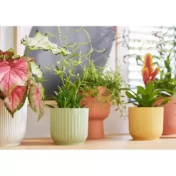 Elho bloempot Vibes fold rond 14x13cm sorbet groen