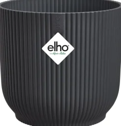 elho bloempot vibes fold rond d14 h13cm Antraciet