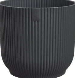 elho bloempot vibes fold rond mini d11 h11cm Antraciet