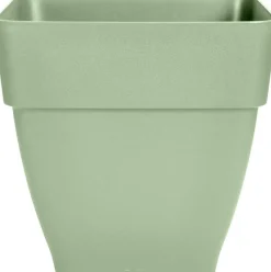 elho bloempot vibia campana vierkant d30 h28cm Pistachegroen