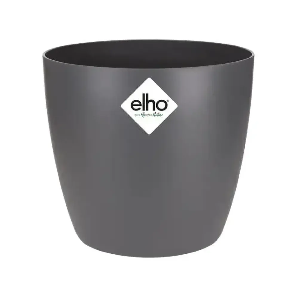 Elho brussels mini bloempot rond 10,5 cm antraciet