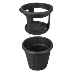 Elho green basics aardappel pot 33 cm living black