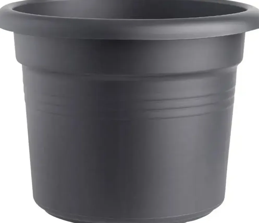 Elho green basics cilinder bloempot 65 cm living black
