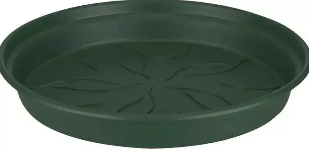 Elho green basics schotel 14 cm blad groen