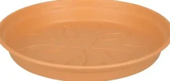 Elho green basics schotel 25 cm mild terra