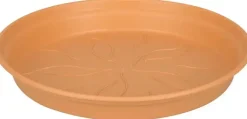 Elho green basics schotel 10 cm mild terra