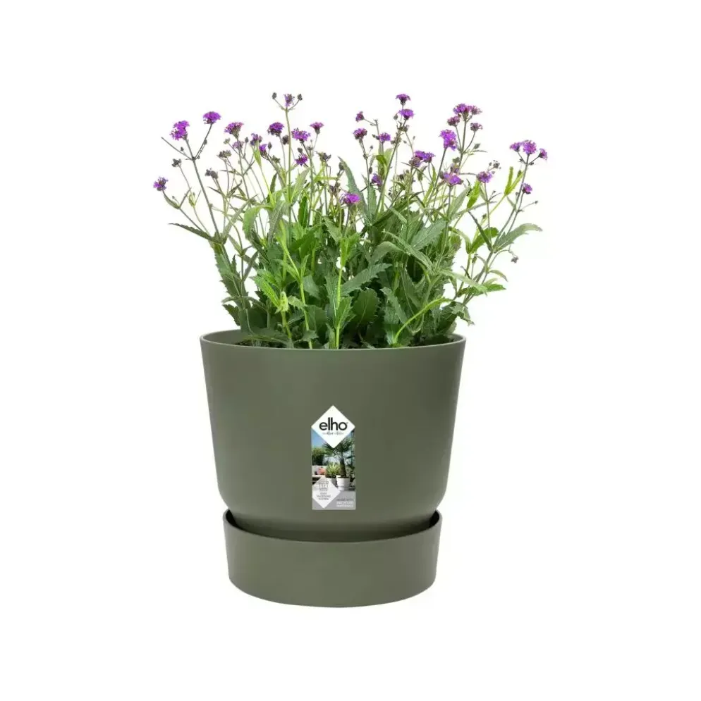 Elho Greenville bloempot 16 cm bladgroen