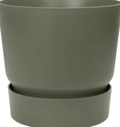 Elho Greenville bloempot 18 cm bladgroen