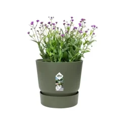 Elho Greenville bloempot 18 cm bladgroen