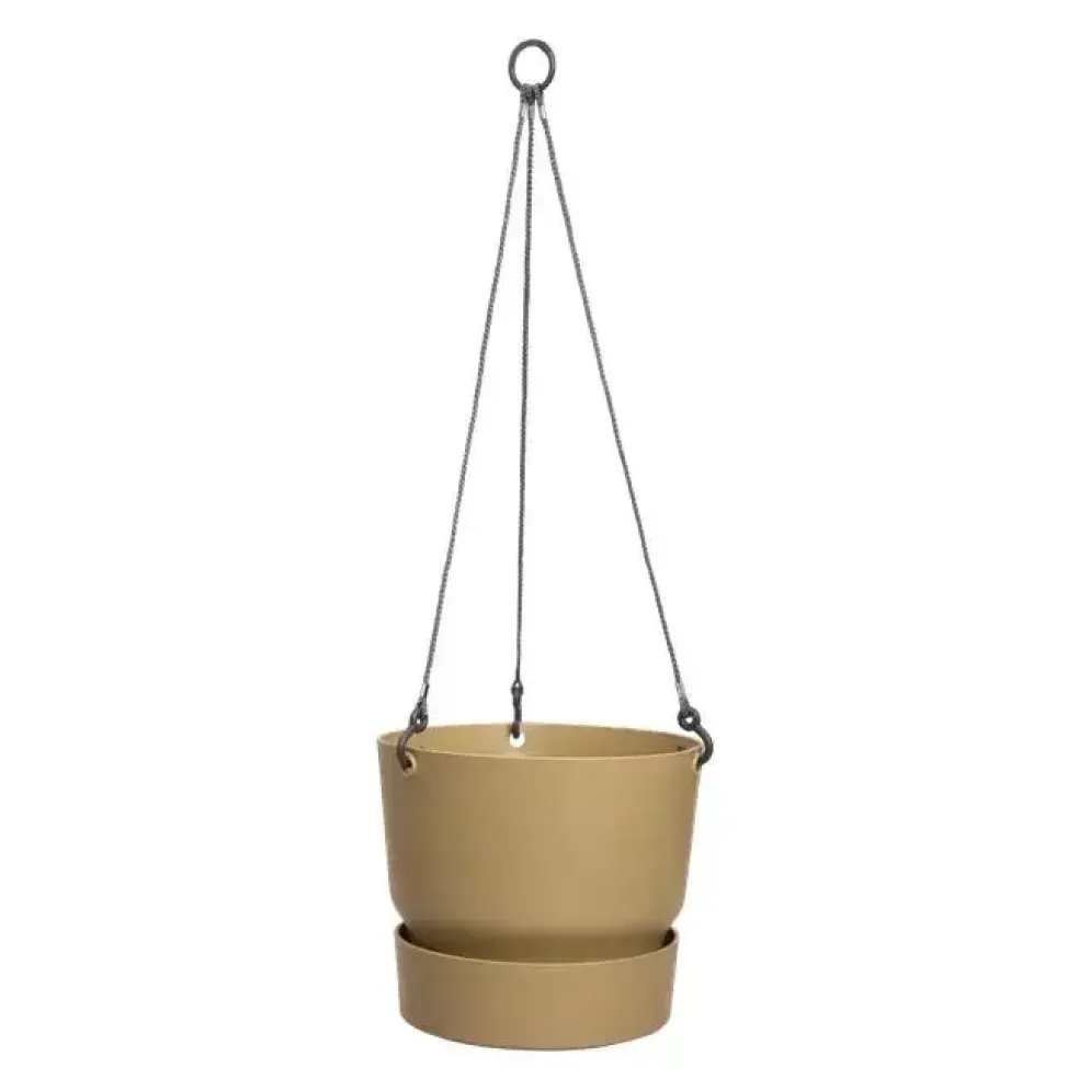 Elho Greenville Hangschaal kunststof 24 cm Goudkleurig Zand