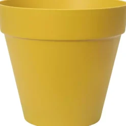 Elho loft urban bloempot rond 25 cm oker