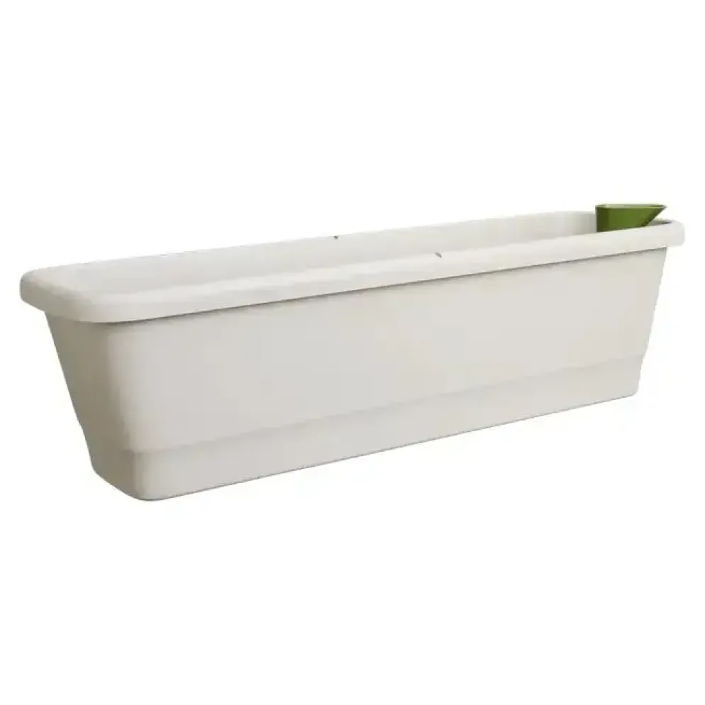 Elho Noa balkonbak L 65cm warm grijs