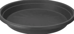 Elho universele schotel rond 13 cm antraciet