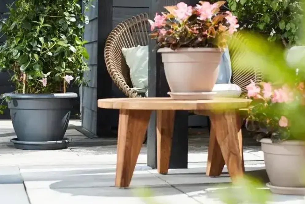 Elho universele schotel rond 30 cm antraciet
