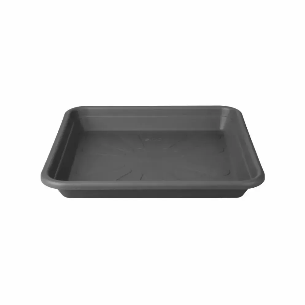 Elho universele schotel vierkant 35 cm antraciet