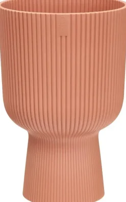 Elho vibes fold coupe bloempot 14 cm delicaat roze