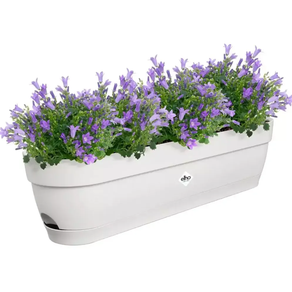 Elho Vibia Campana balkonbak 70cm zijde wit