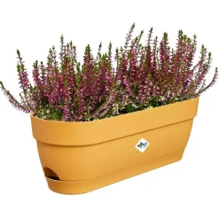 Elho Vibia Campana balkonbak 50 cm honing geel
