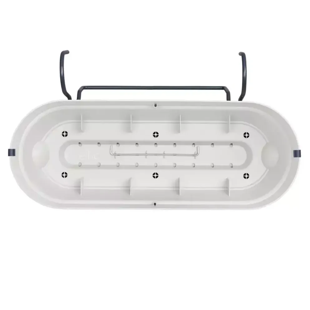 Elho Vibia Campana balkonbak Allin1 50 cm zijde wit