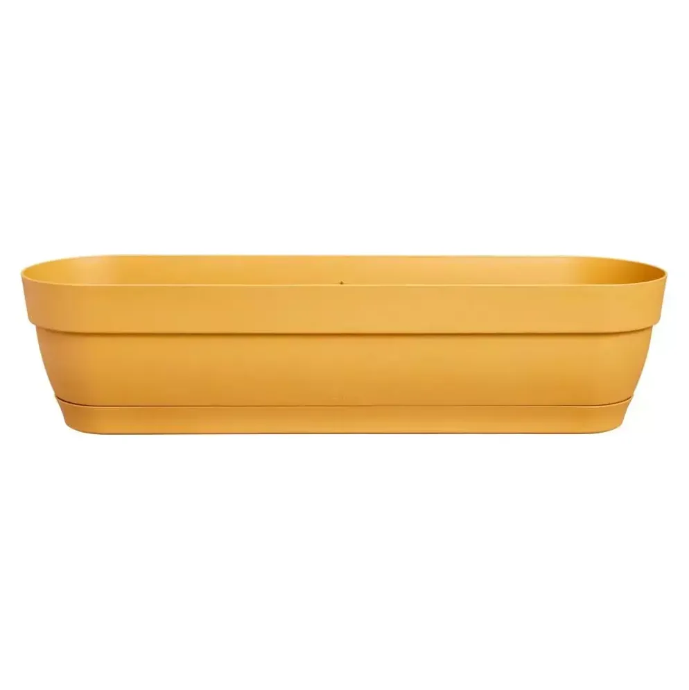 Elho Vibia Campana balkonbak 70cm honing geel