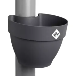 Elho Vibia Campana regenpijpbakje 22cm antraciet