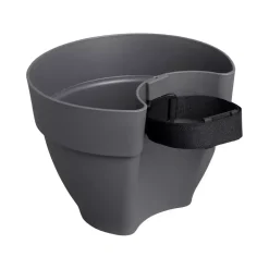 Elho Vibia Campana regenpijpbakje 22cm antraciet